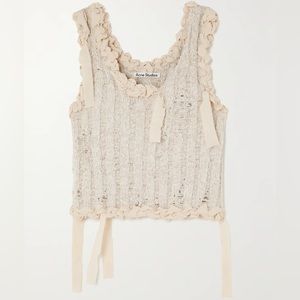 Acne Studios Braided knit tank top